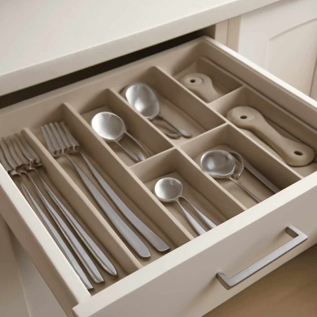 Organizador para gaveta que otimiza o espaço e facilita a cozinha diária