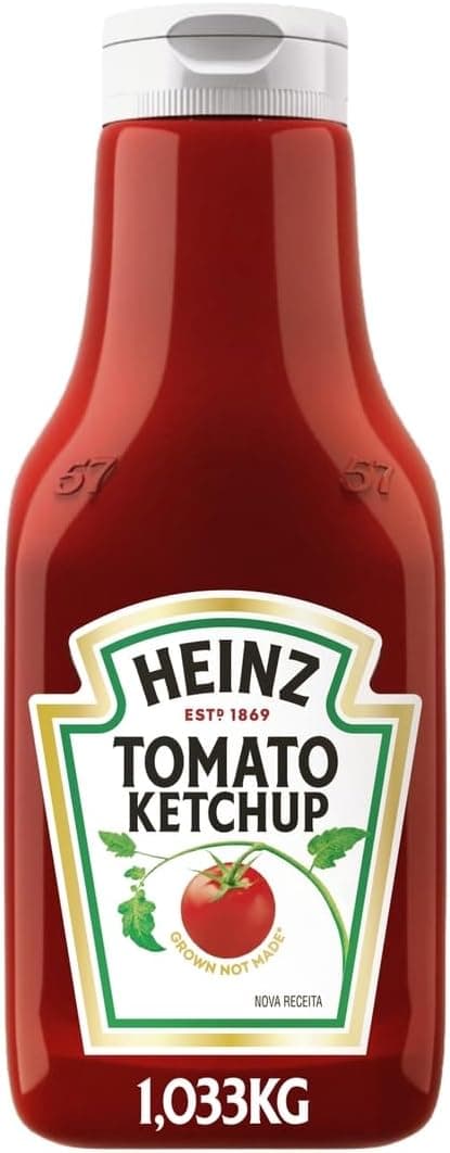 Ketchup Heinz Tradicional 1,033kg por R$23,99 com entrega grátis na Amazon