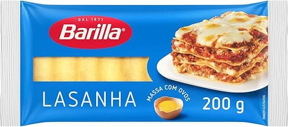 Barilla Lasanha 200g: massa com ovos por R$6,19 na Amazon