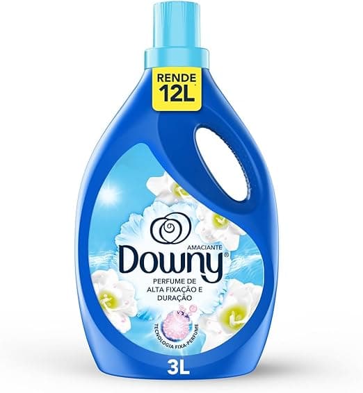 Downy Amaciante Brisa Suave 3L: R$43,90, rende 12L e perfume duradouro