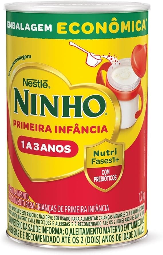 Ninho Fases 1: Fórmula 1,2 kg por R$81,27 na Amazon (1-3 anos)