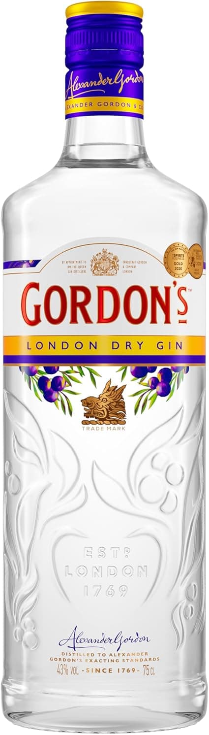 Gordon’s London Dry 750ml a R$69,99 na Amazon — entrega grátis e Natal