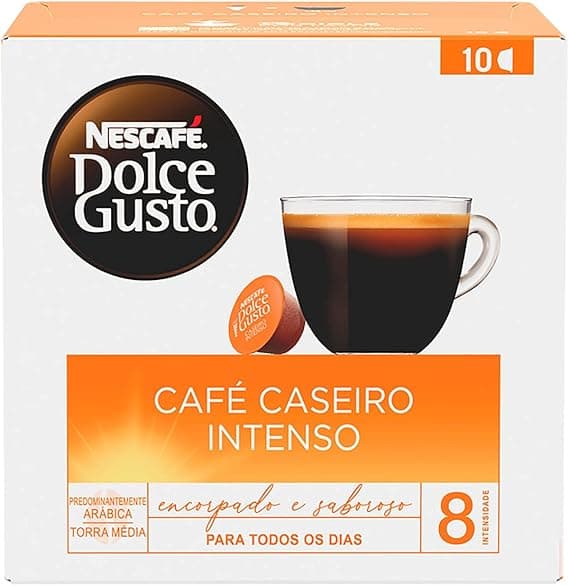 Dolce Gusto Caseiro Intenso: 10 cápsulas por R$24,99, entrega grátis