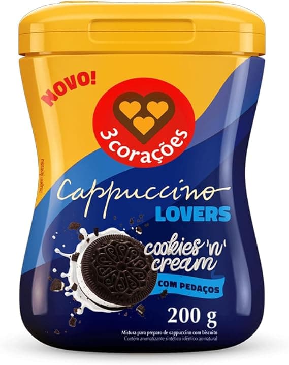 Cappuccino Cookies n’ Cream 3 Corações: entrega grátis na Amazon