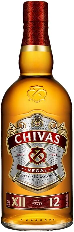 Chivas Regal 12 Anos Blended, 1 L, R$147,82 com frete grátis na Amazon