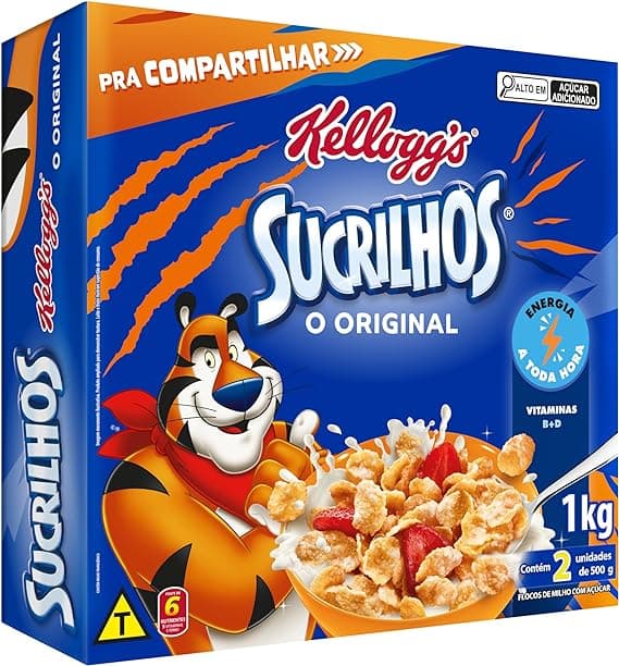 Sucrilhos Kellogg’s 1kg (2×500 g) na Amazon R$49,90 com entrega gratis