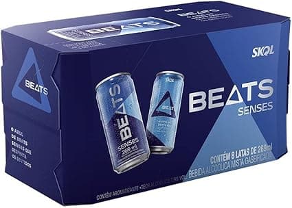 Beats Senses: 8×269 ml R$53,87, entrega grátis, Amazon estoque baixo