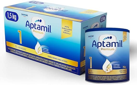 Aptamil Aptabox Premium 1: pack com 2 latas 750 g (0-6m) 119,90/lata
