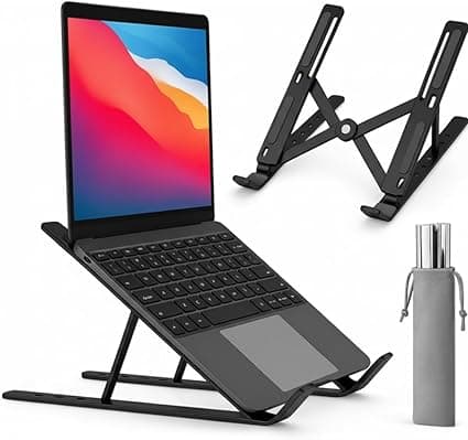 Suporte de Notebook Ajustável com Base Ergonômica e Dobrável