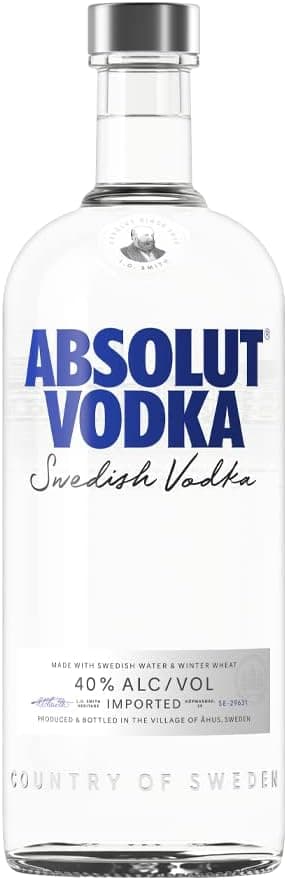 Absolut Vodka 1L a R$94,98: vodka sueca de pureza, frete grátis Amazon