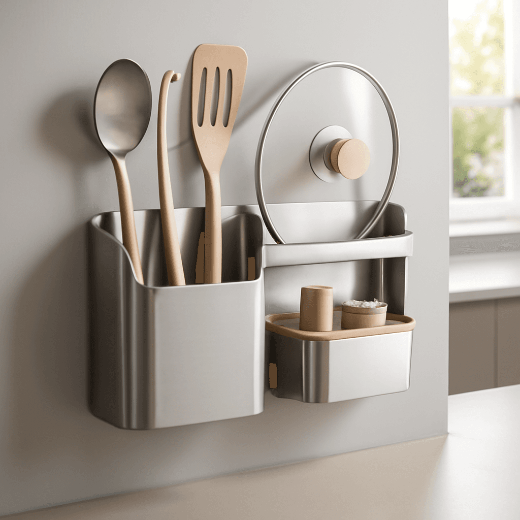 Acessório prático para organização fácil e rápida na cozinha e outros ambientes