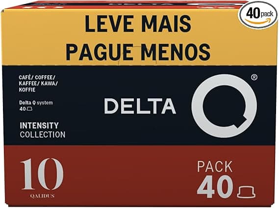 Delta Q Qalidus Pack XL Int10:espresso encorpado 40 cápsulas, R$77,23