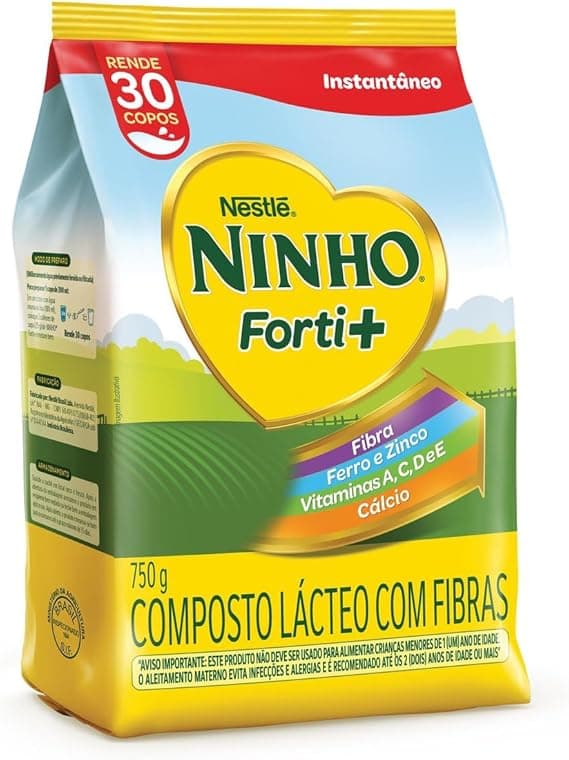 Ninho Forti+ 750g por R$39,51 na Amazon: frete grátis e entrega rápida