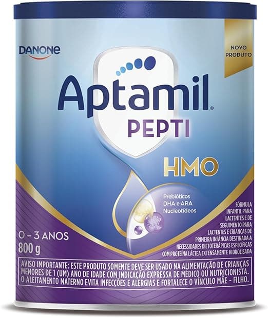 Fórmula Aptamil Pepti 800 g — R$183,90 na Amazon com entrega grátis