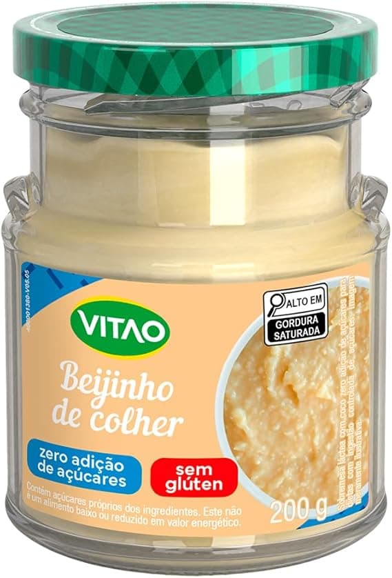 Vitao Beijinho Zero: doce sem açúcar e sem glúten, R$22,18 na Amazon