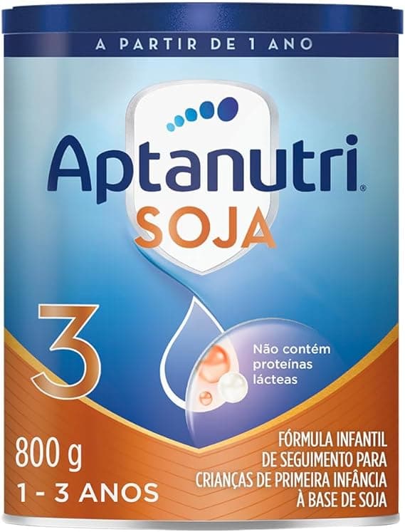 Aptanutri Soja 3 800 g: 1–3 anos, oferta Amazon R$79,99 frete grátis