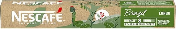 Cápsulas NESCAFÉ Farmers Origins Brazil — 10 un Nespresso compatível, R$24,90