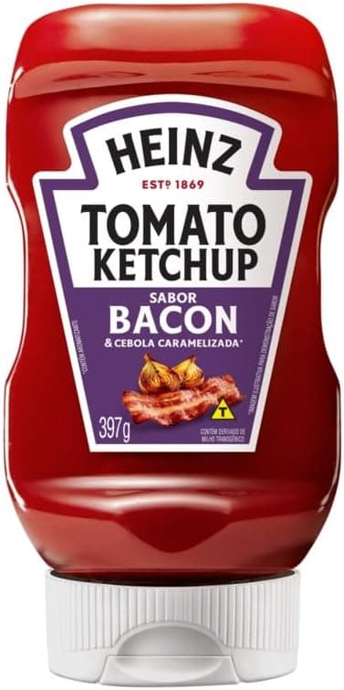 Ketchup Heinz Bacon &amp; Cebola Caramelizada 397 g por R$14,49 preço caiu