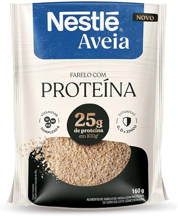Nestlé Aveia com Proteína 160 g por R$16,90 na Amazon: prática