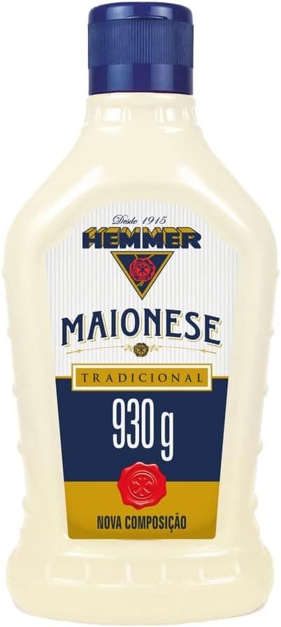 Hemmer Maionese 930G: R$17,34 na Amazon com frete grátis acima de R$19