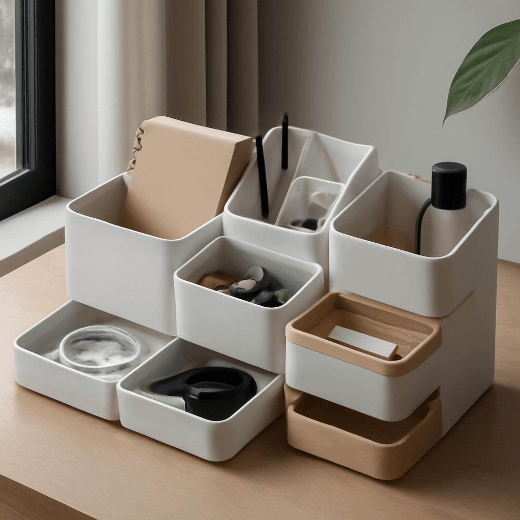 kit multifuncional que otimiza a organização e facilita o uso na rotina doméstica