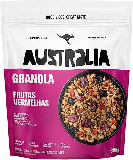 Granola Hart’s Natural Frutas Vermelhas 300 g com 10% off Amazon