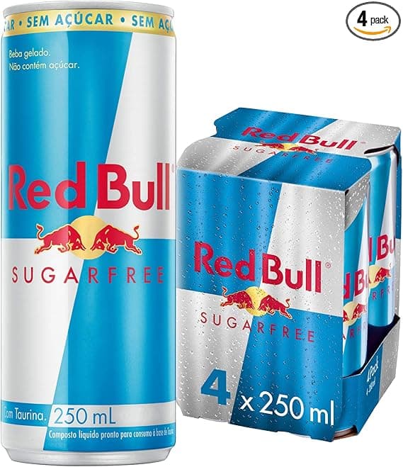 Red Bull Sem Açúcar 250 ml: pack 24 por R$174,93 na Amazon