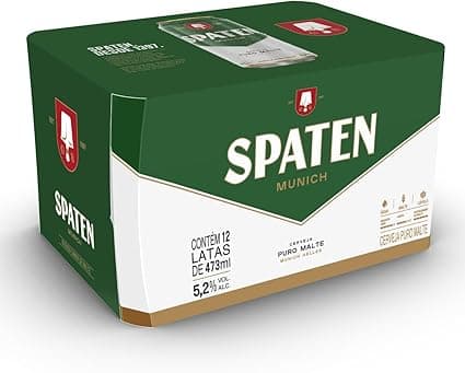 Pack Spaten Puro Malte 12x473ml na Amazon por R$69,29 com frete grátis