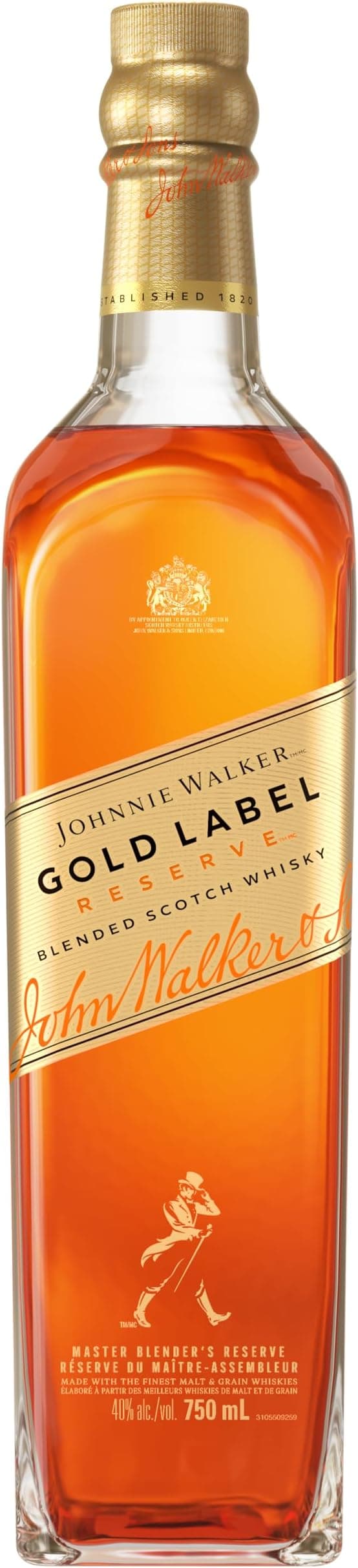 Johnnie Walker Gold Label Reserve por R$278,98: elegância para festas