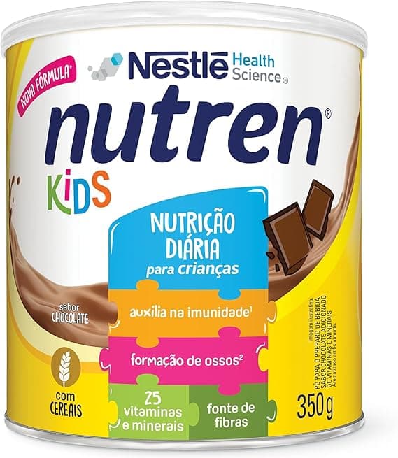 Nutren Kids Chocolate 350 g Amazon oferta 31,49 (34,99) frete grátis