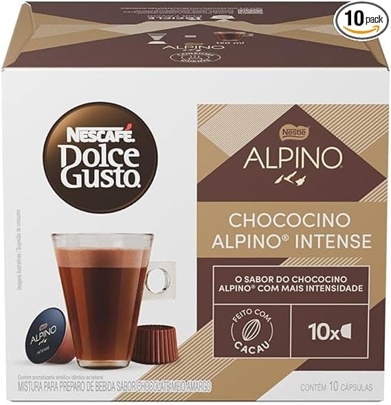 Dolce Gusto Alpino Intense: 10 cápsulas por R$29,99 na Amazon