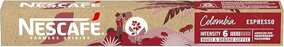 NESCAFÉ Farmers Origins Colombia: 10 cápsulas por R$18,80 frete grátis
