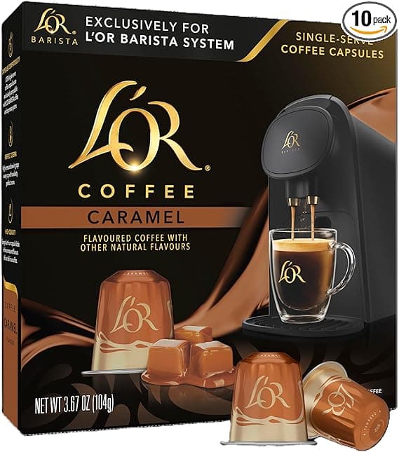 L’OR Caramelo: 10 cápsulas por R$26,60, compatível com Nespresso