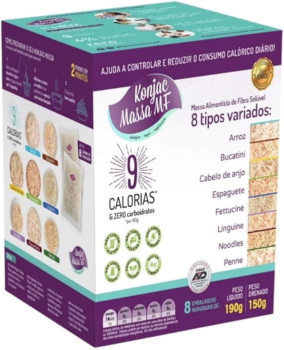 Konjac Shirataki MF 8×150 g Box: preço R$106,40 (-10% de R$119)
