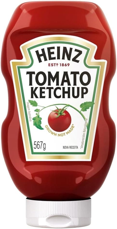 Ketchup Heinz Tradicional 567G cai para R$16,99 na Amazon