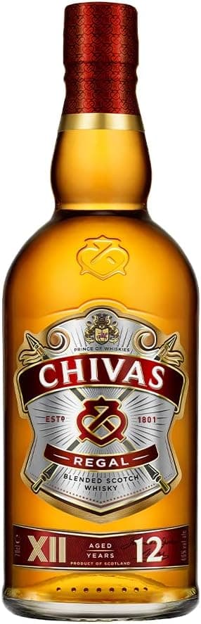 Chivas Regal 12 Anos: suave, notas de mel e maçã, R$94,63 na Amazon