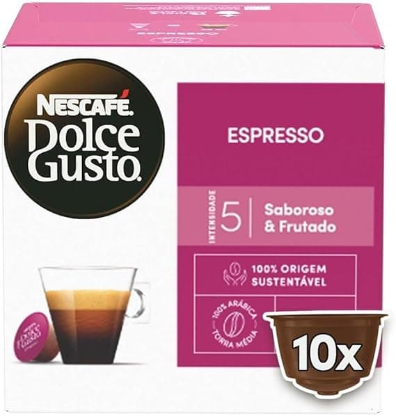 Nescafé Dolce Gusto Espresso: preço atual de R$26,39 – café em casa