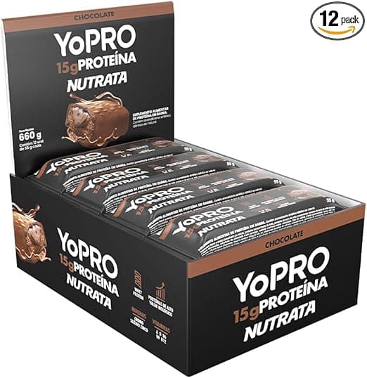 YoPRO Sabor Chocolate da Nutrata em Display com 12×40 g – R$78,00