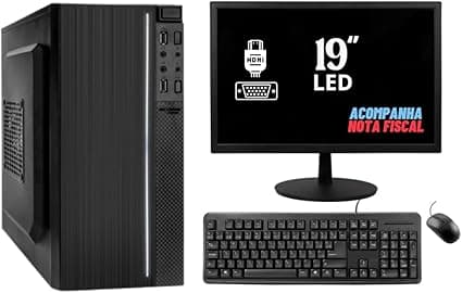 PC completo com monitor 19’’ e Intel i3 3ª Geração por R$ 788,50