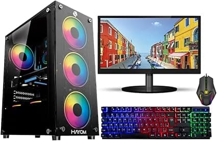 PC Gamer Ryzen 7 5700G com monitor 19” + RGB por R$ 2.698,00 — Amazon