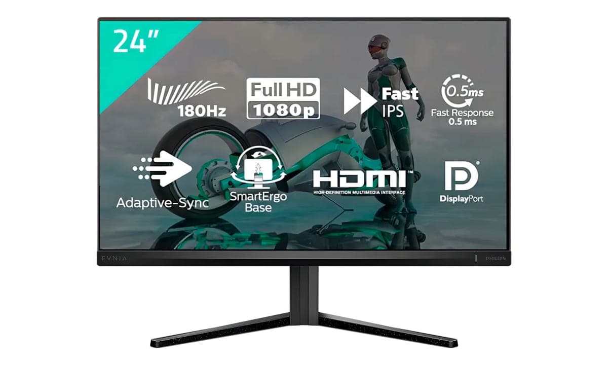 Monitor 24 polegadas com 180 Hz sai mais barato no Meli