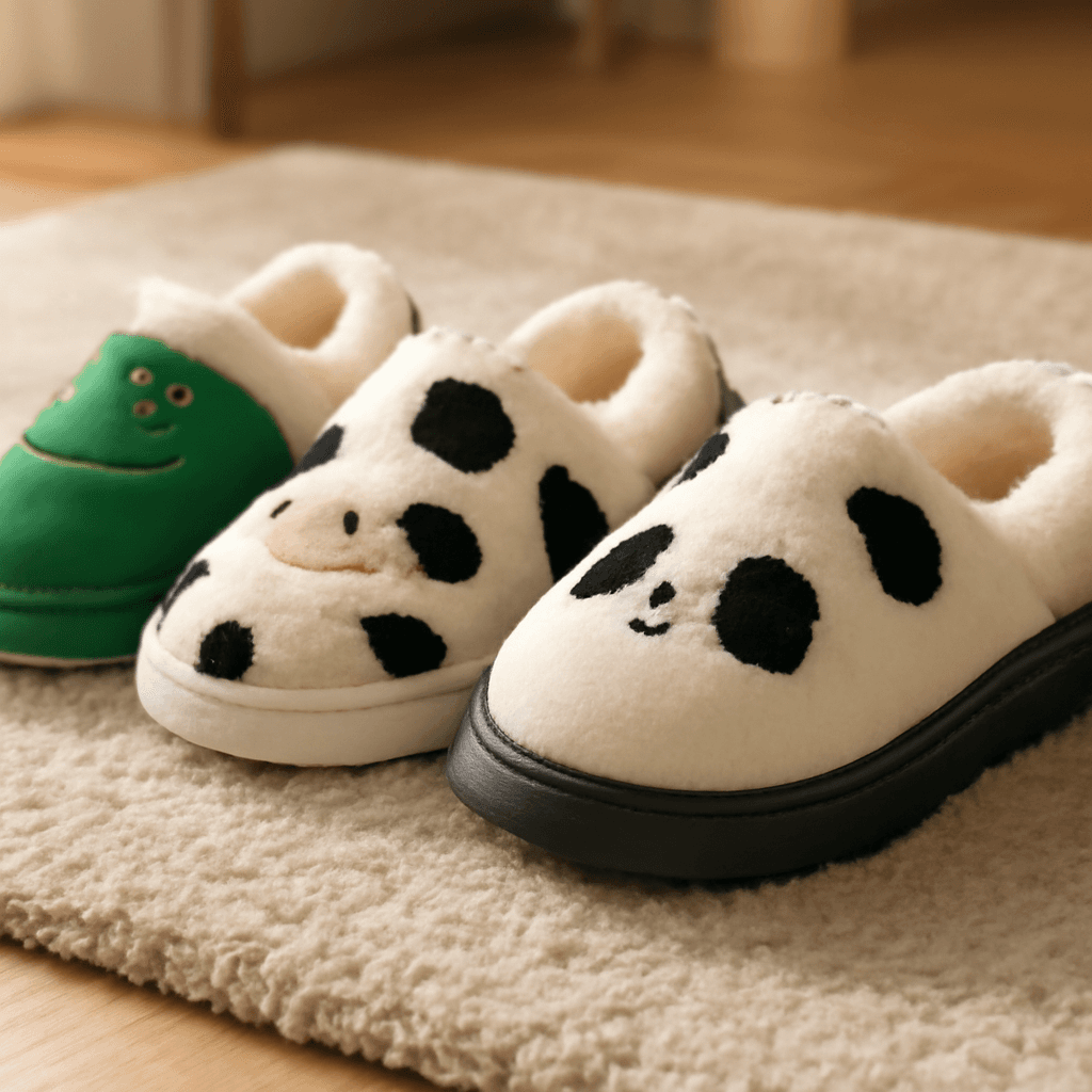 Pantufa confortável com sola antiderrapante que garante segurança e conforto em casa