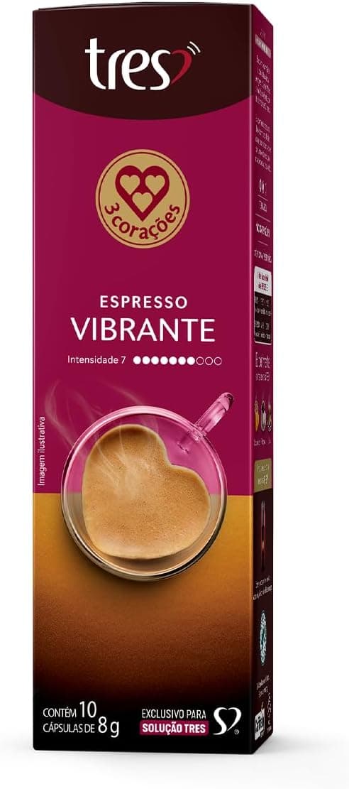 Espresso Vibrante TRES: R$22,81 com entrega grátis (estoque limitado)