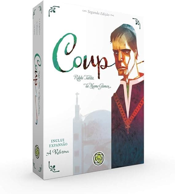 Coup: Mandala Jogos com expansão A Reforma por R$87,12 na Amazon