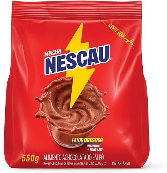 NESCAU 550 g por R$17,29 na Amazon: sabor clássico com frete grátis