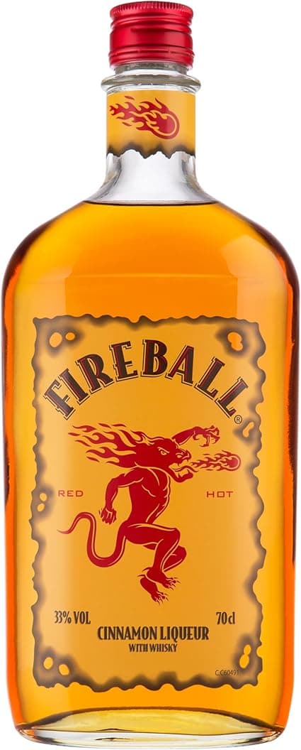 Fireball 750ml com canela intensa por R$92,20 na Amazon entrega grátis