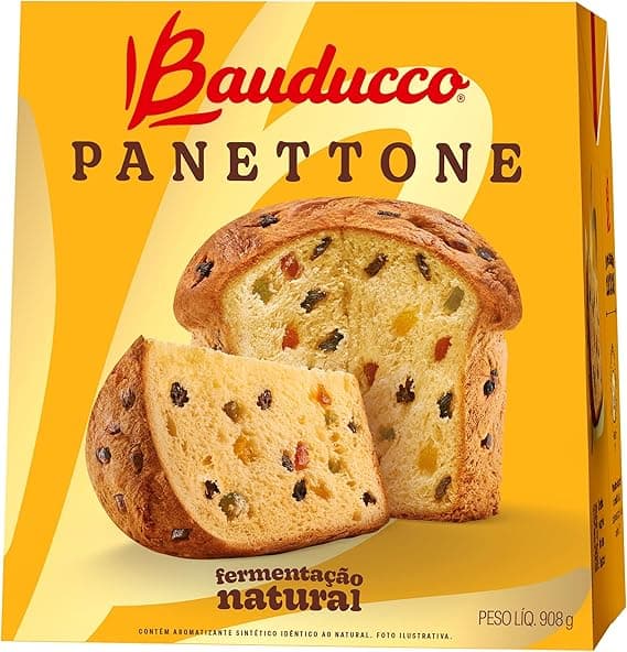 Panettone Bauducco 908g a R$49,99 na Amazon com entrega grátis