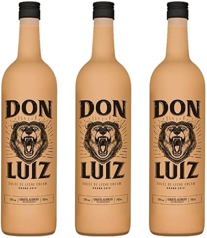 Kit 3 Licor Don Luiz 750ml – Dulce de Leche Cream, R$227,71