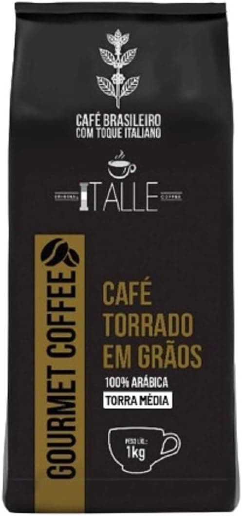 Italle Café 100% Arábica Torrado Médio em Grãos – 1 kg a R$78,90