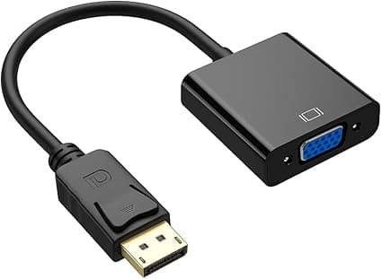 Conversor DP para VGA por R$16,99 na Amazon com 1080p e plug and play